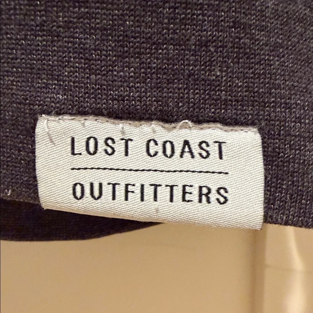 Lost Coast Outfitters Crewneck Sweatshirt Gray Graphic Logo Pullover Size M